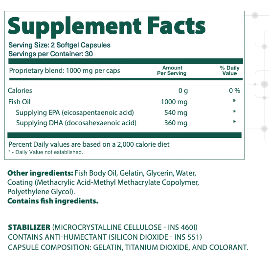 Omega 3 - Ultra Pure Fish Oil MEG3